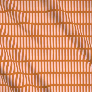Meterware Terracotta Soft Stripes