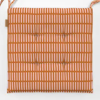 Sitzkissen Terracotta Soft Stripes