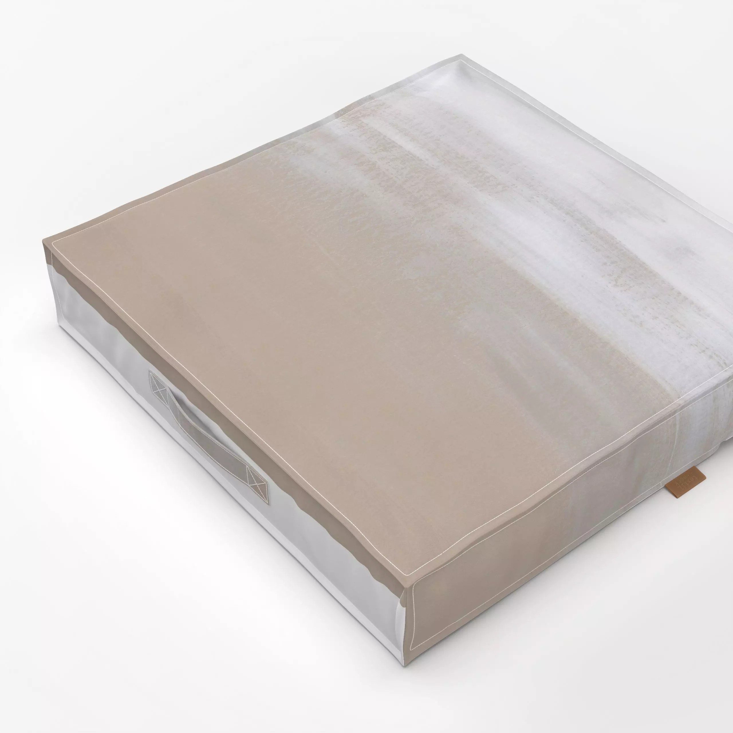 Bodenkissen Painted Gradient 2 - Symbole & Muster - von „Mareike Böhmer"; abstrakt, skandinavisch, Farbverläufe, beige, Weis...