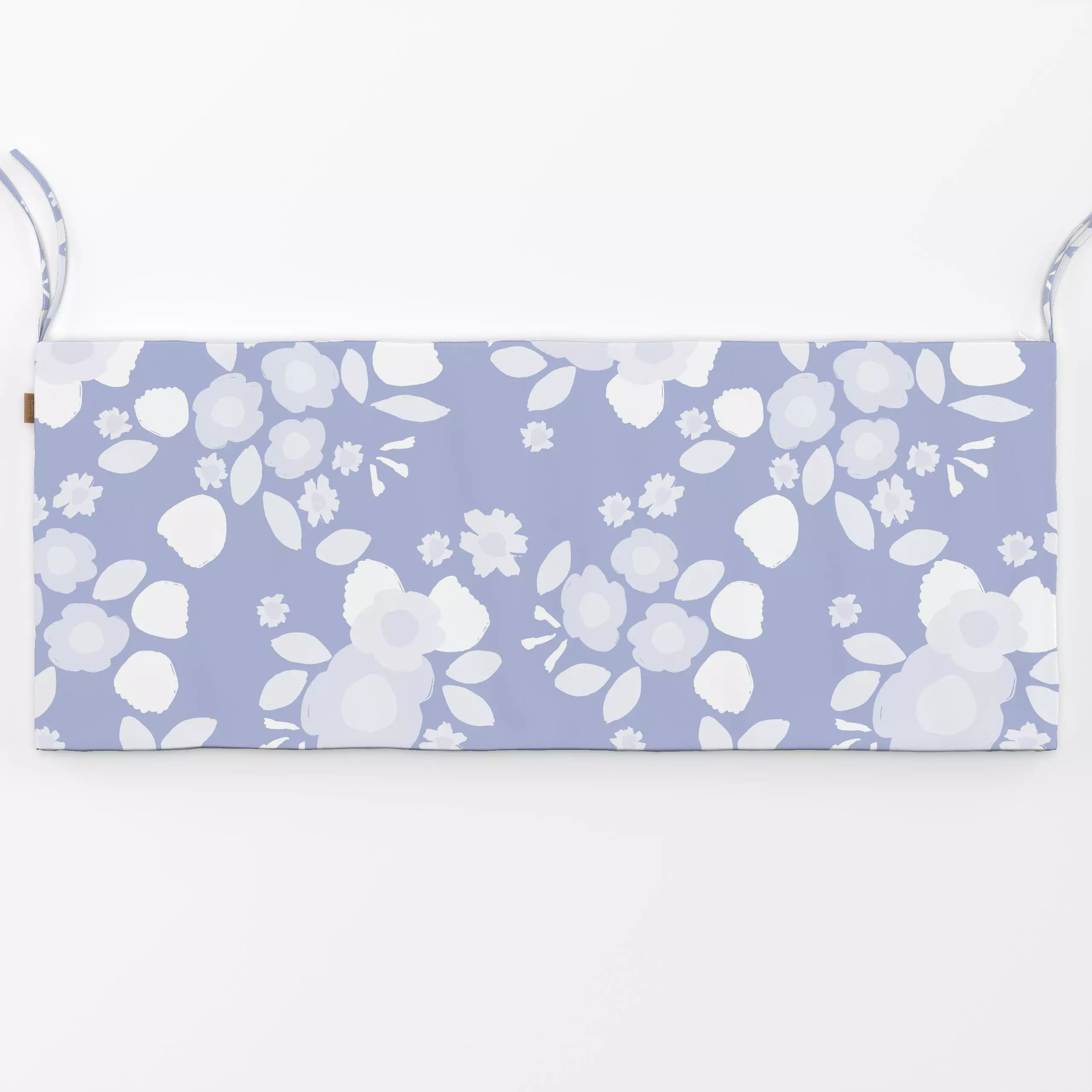 Bankauflage Blüten Lavendelblau - Blumen & Florales, Symbole & Muster - von „Sara Maria"; Blumen, Lavendel, Blüten, Wildblum...