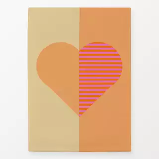 Geschirrtücher Streifen Herz