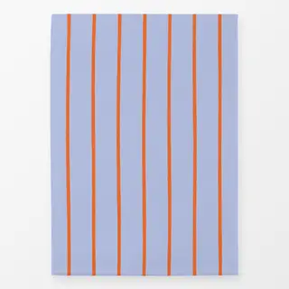 Geschirrtücher Streifen hellbau orange