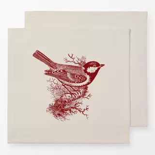 Servietten Vintage Weihnachtsmeise