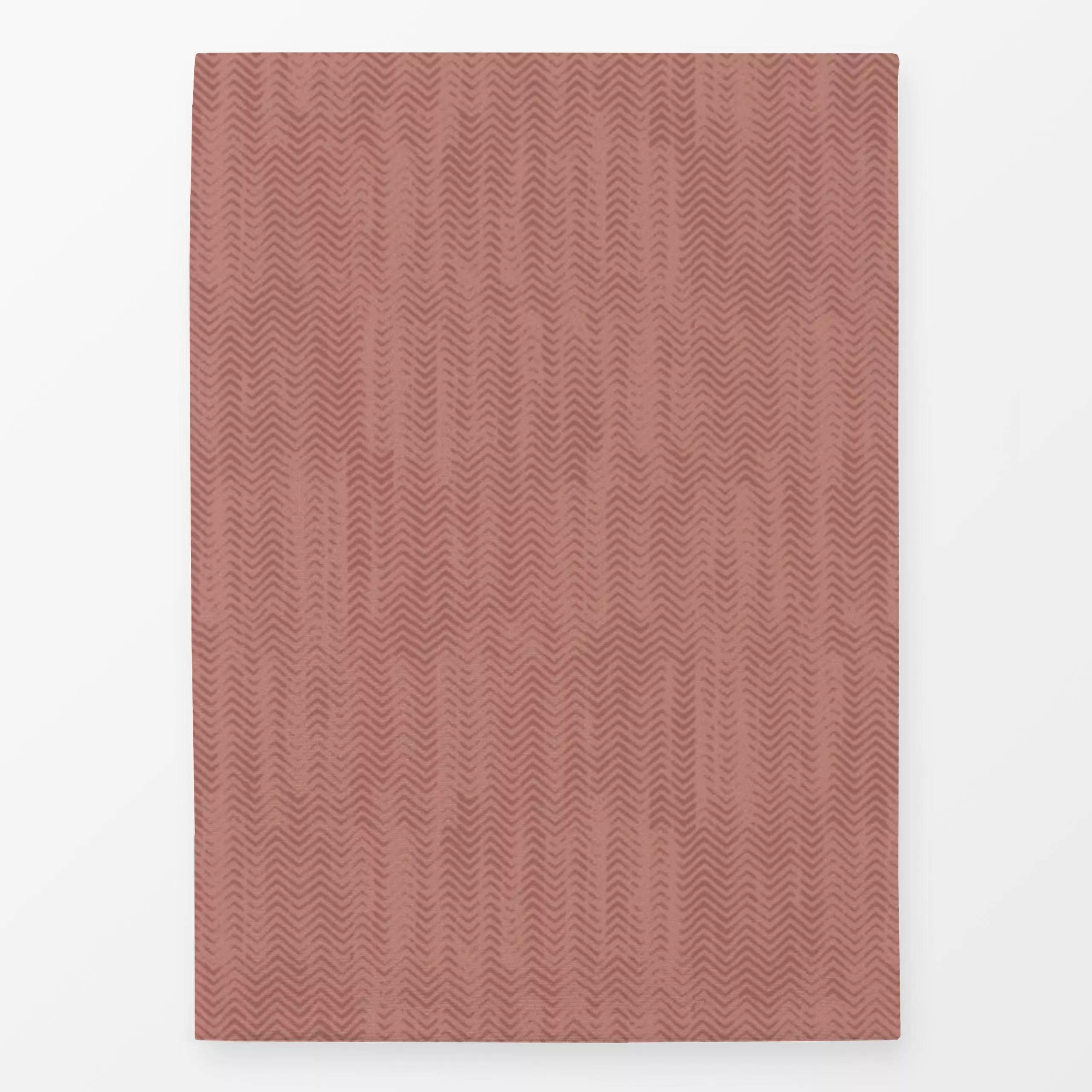 Geschirrtücher Zick Zack 4 Terracotta - Symbole & Muster - von „Primus Pattern"; Minimalismus, terracotta, Zickzack, cognac,...