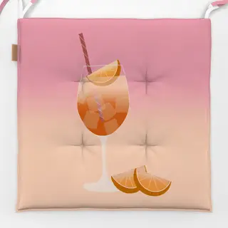 Sitzkissen Spritz Verlauf Rosa