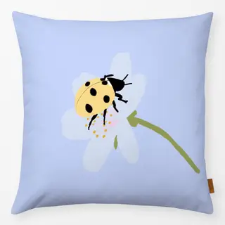 Kissen Marienkäfer Pastellfarben