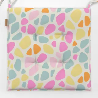 Sitzkissen Terrazzo tropical pink orange