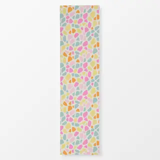 Tischläufer Terrazzo tropical pink orange