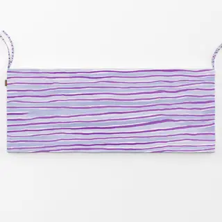 Bankauflage Wilde-Streifen-lila