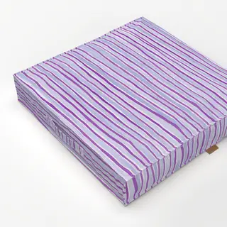 Bodenkissen Wilde-Streifen-lila