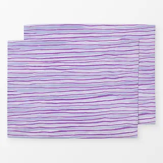 Tischset Wilde-Streifen-lila