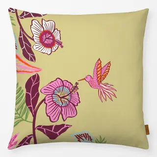 Kissen Paradise Bird green