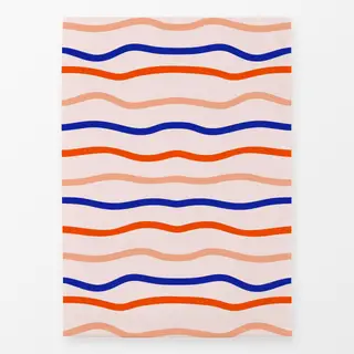 Geschirrtücher Coastal summer wellen bunt