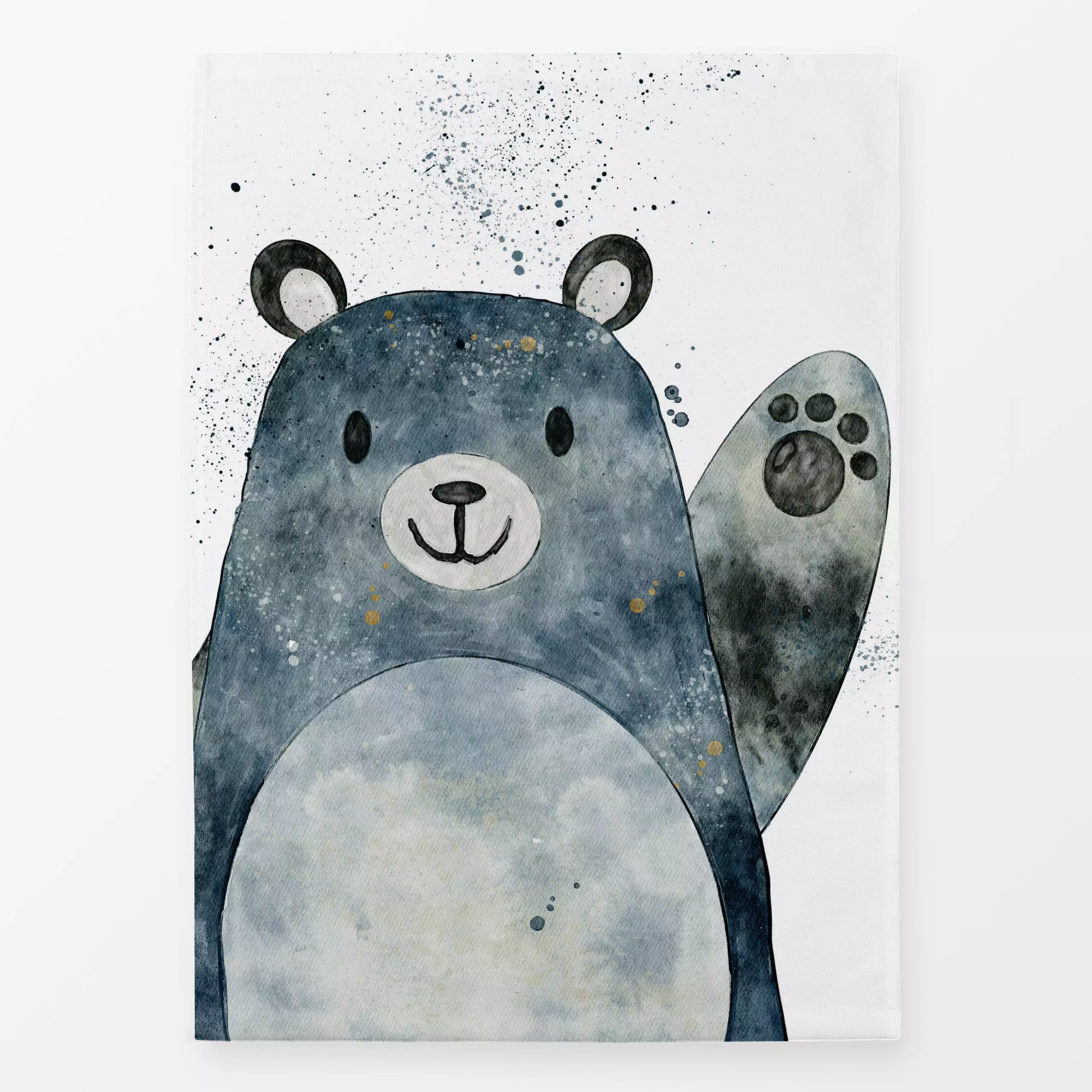 Geschirrtücher Kiddo No3 - Kinderzimmer & Motive für Kinder, Tiere - von „Froilein Juno"; Bär, Tiere, Kinderzimmer, Waldtier...