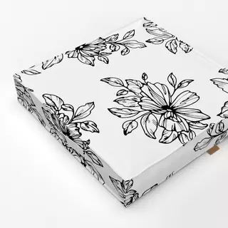 Bodenkissen Floral Vintage