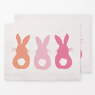 Tischset Bunny Trio