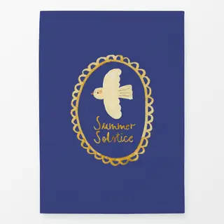 Geschirrtücher Midsummer Friedenstaube blau