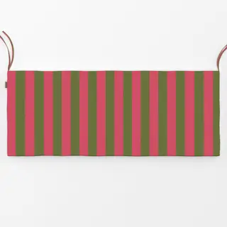Bankauflage Cabana stripes oliv berry