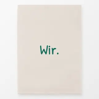 Geschirrtücher Wir beige