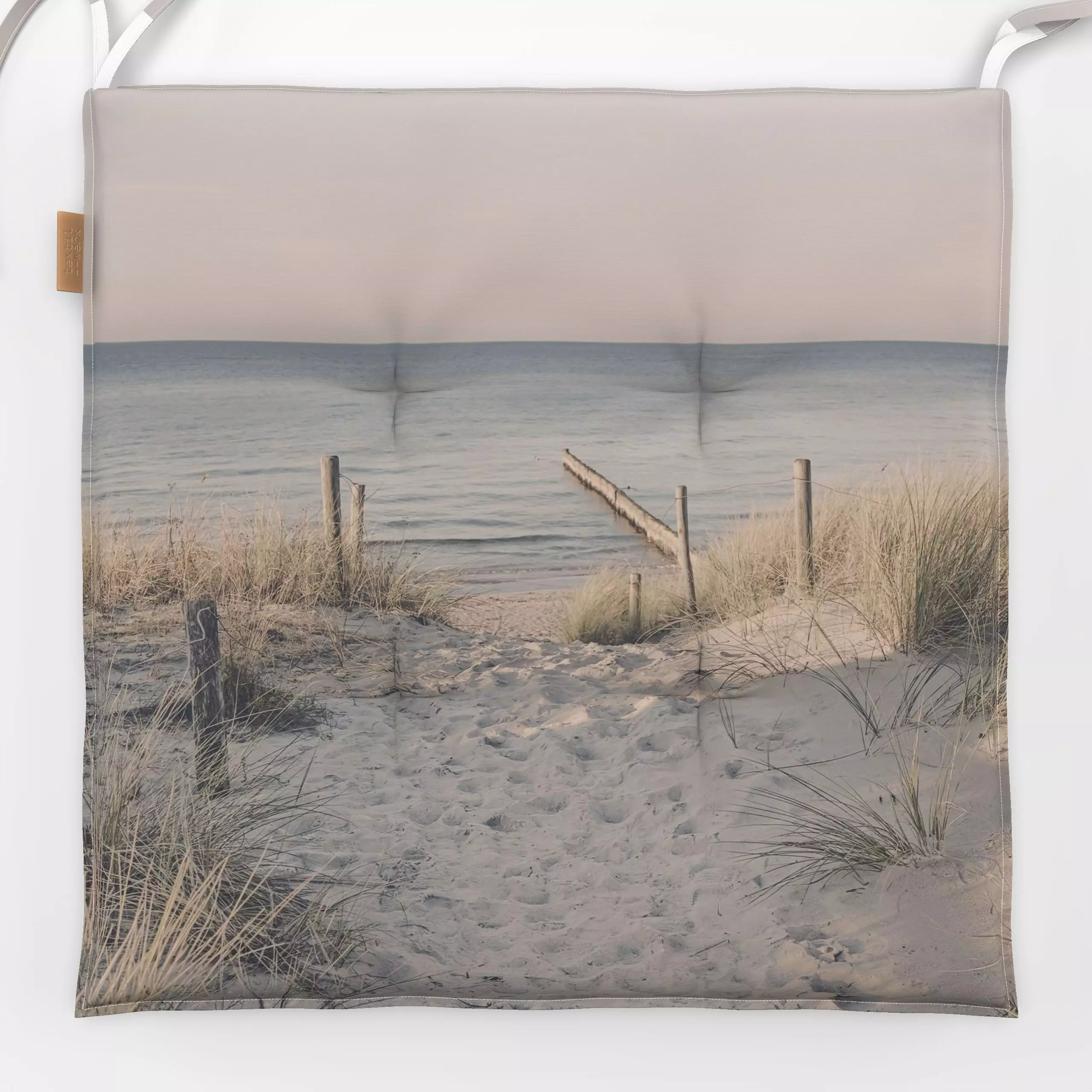 Sitzkissen Ostsee-Momente - Natur & Landschaft, Sommer - von „Andrea Haase"; Sonnenuntergang, Strand, Sand, Sommer, Reisen, ...