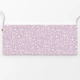 Bankauflage Blumen Muster Spring Lila