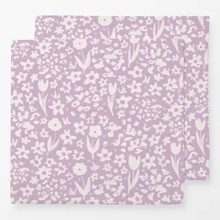 Servietten Blumen Muster Spring Lila