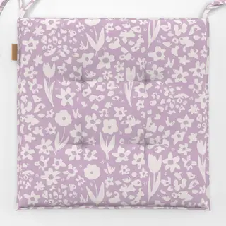 Sitzkissen Blumen Muster Spring Lila