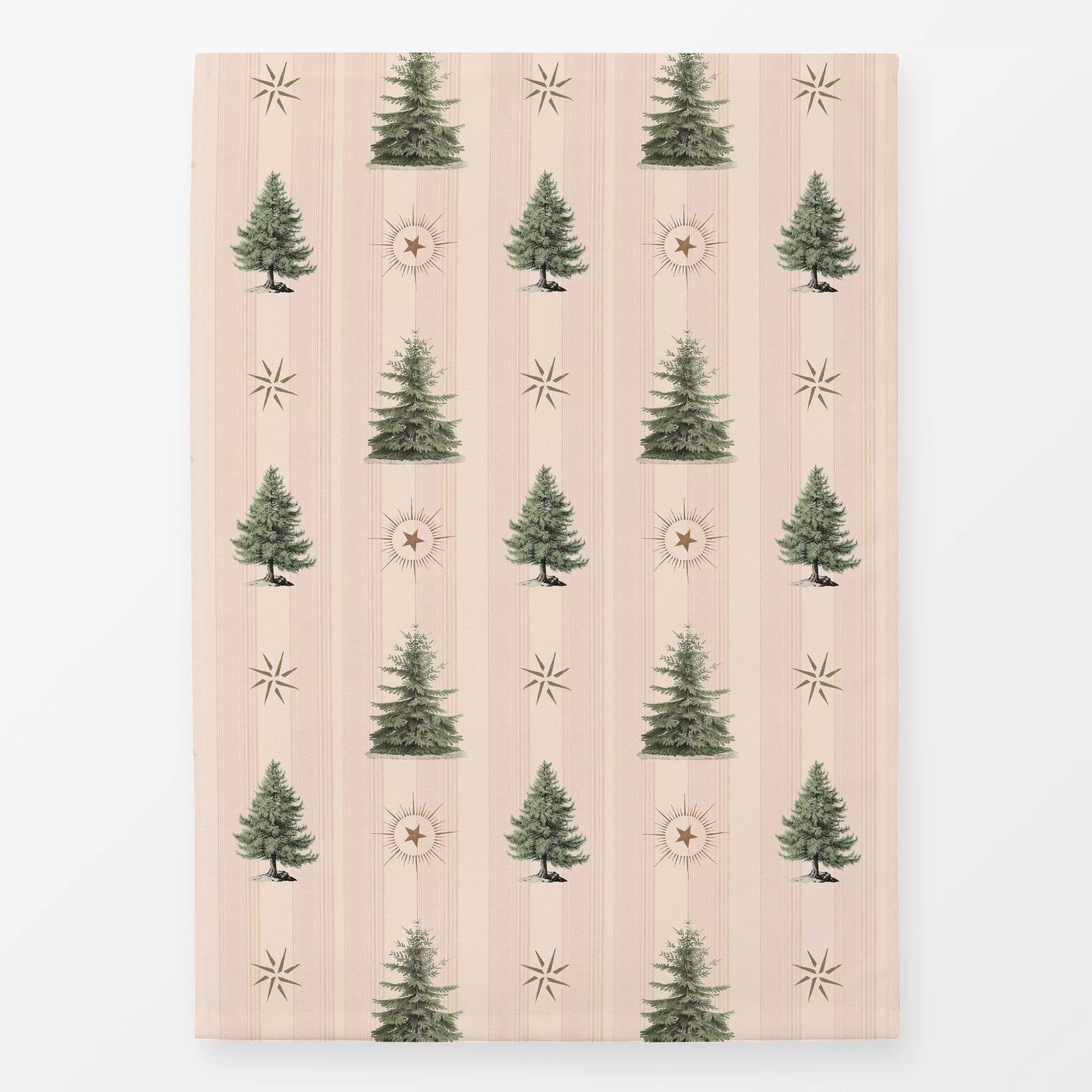Geschirrtücher Christmas tree and stars I - Weihnachten, Pflanzen & Botanik, Astronomie & Weltraum - von „Bloomery Decor"; S...