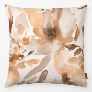 Kissen Floral Watercolor Peach Fuzz