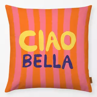 Kissen Ciao Bella pink orange