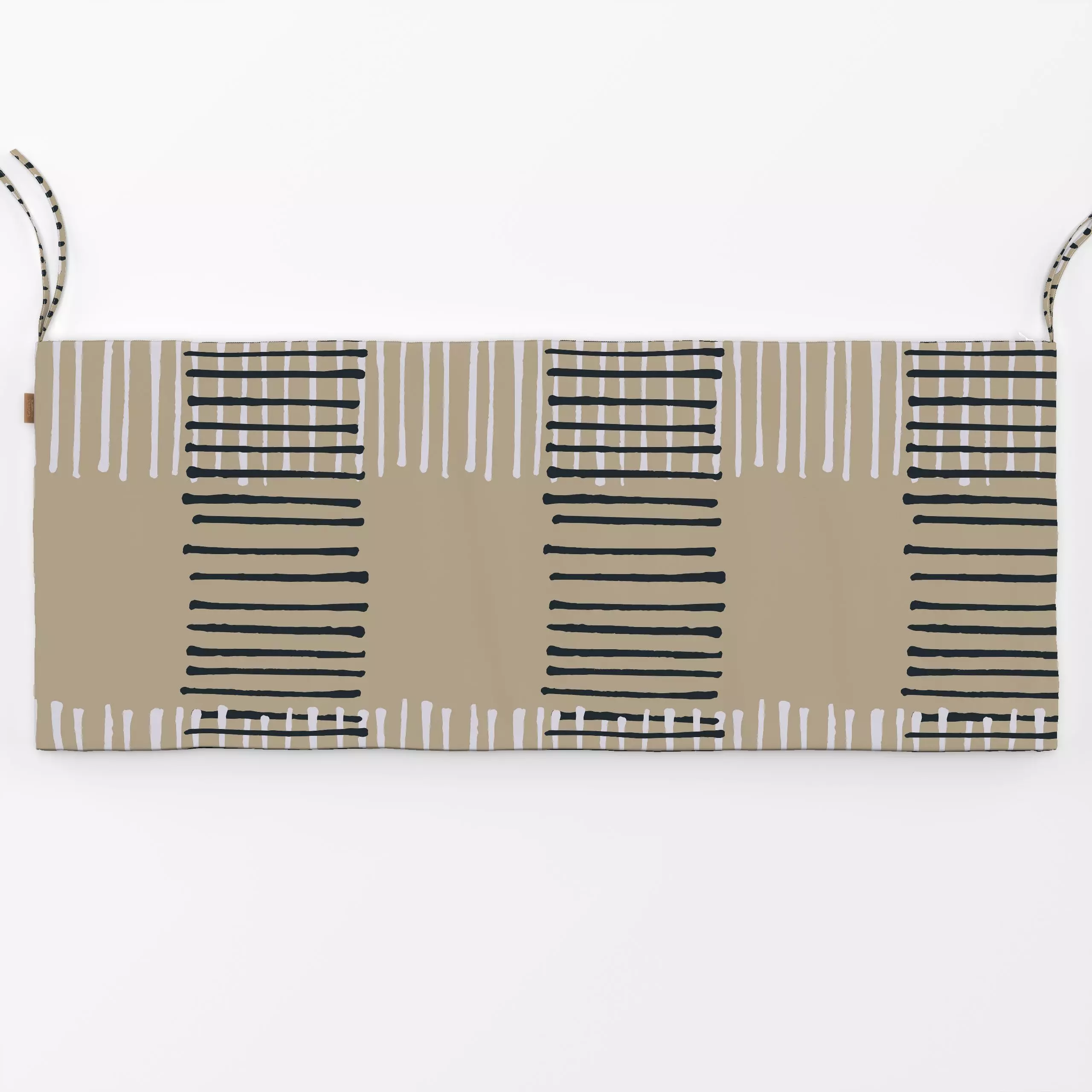 Bankauflage Summer Lines 10X - Symbole & Muster - von „Mareike Böhmer"; boho, minimal, linie, abstrakt, Streifen, Minimalism...