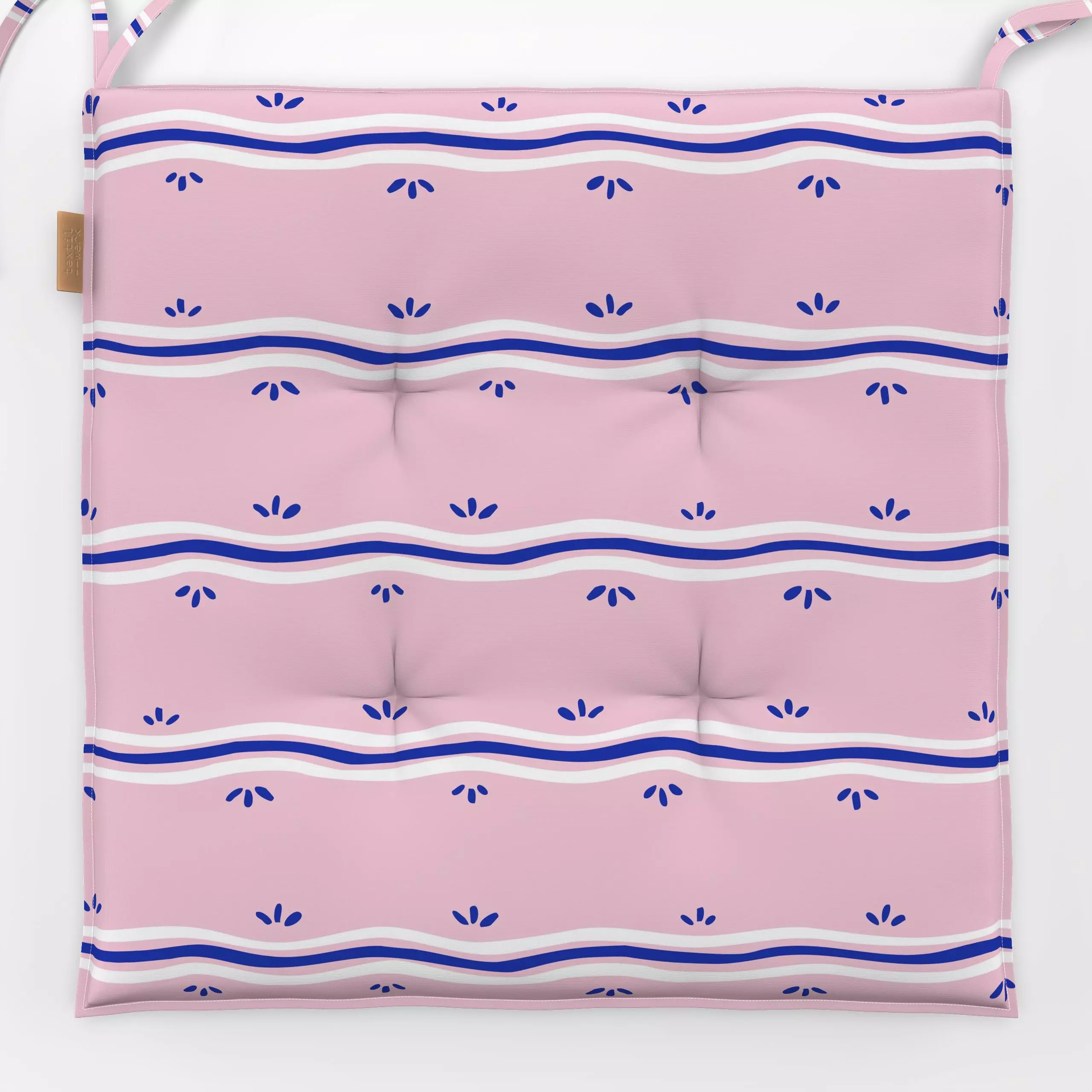 Sitzkissen Coquette Cottage rosa - Symbole & Muster - von „moDeern Design Studio"; Sommer, Bauernhaus, cottage, cottagecore,...