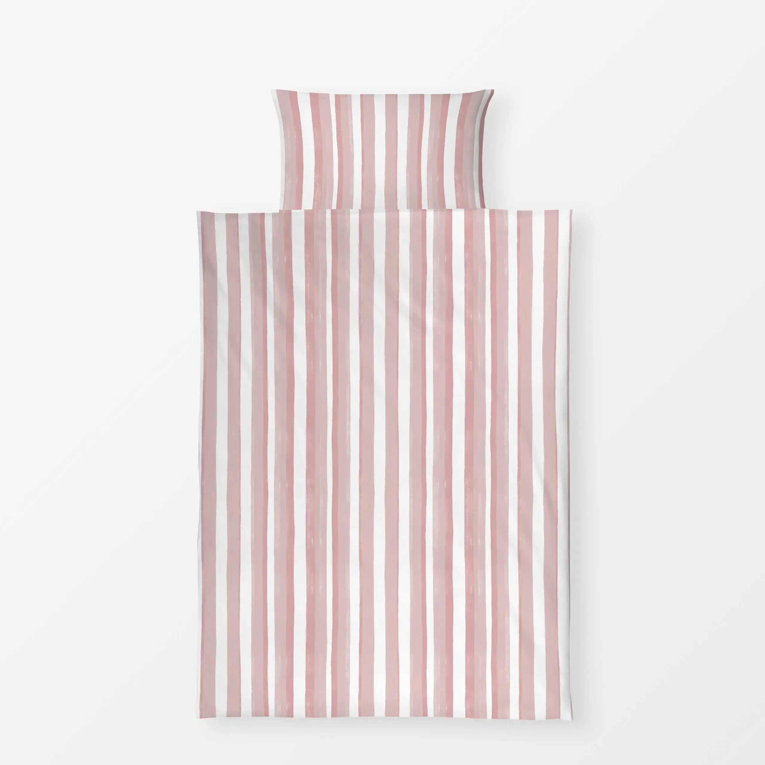 Bettwäsche Art Stripes rosa - Frühling, Symbole & Muster - von „Kruth Design"; Streifen, Fruehling, gestreift, kruthdesign, ...