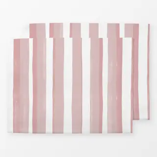 Tischset Art Stripes rosa