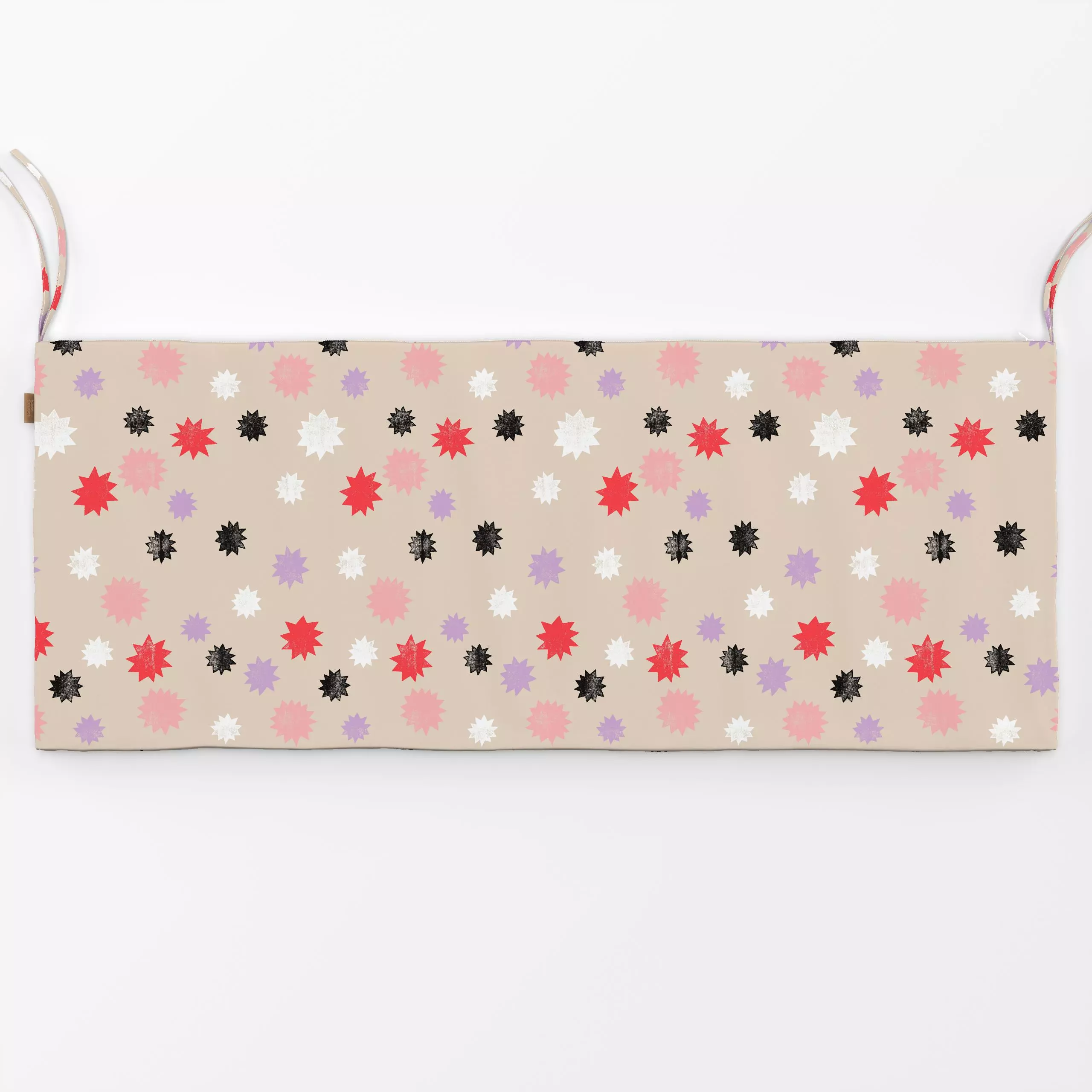 Bankauflage Sternchen - Weihnachten, Winter, Symbole & Muster - von „Studio Kesse"; abstrakt, Merry Christmas, Sterne, Scand...