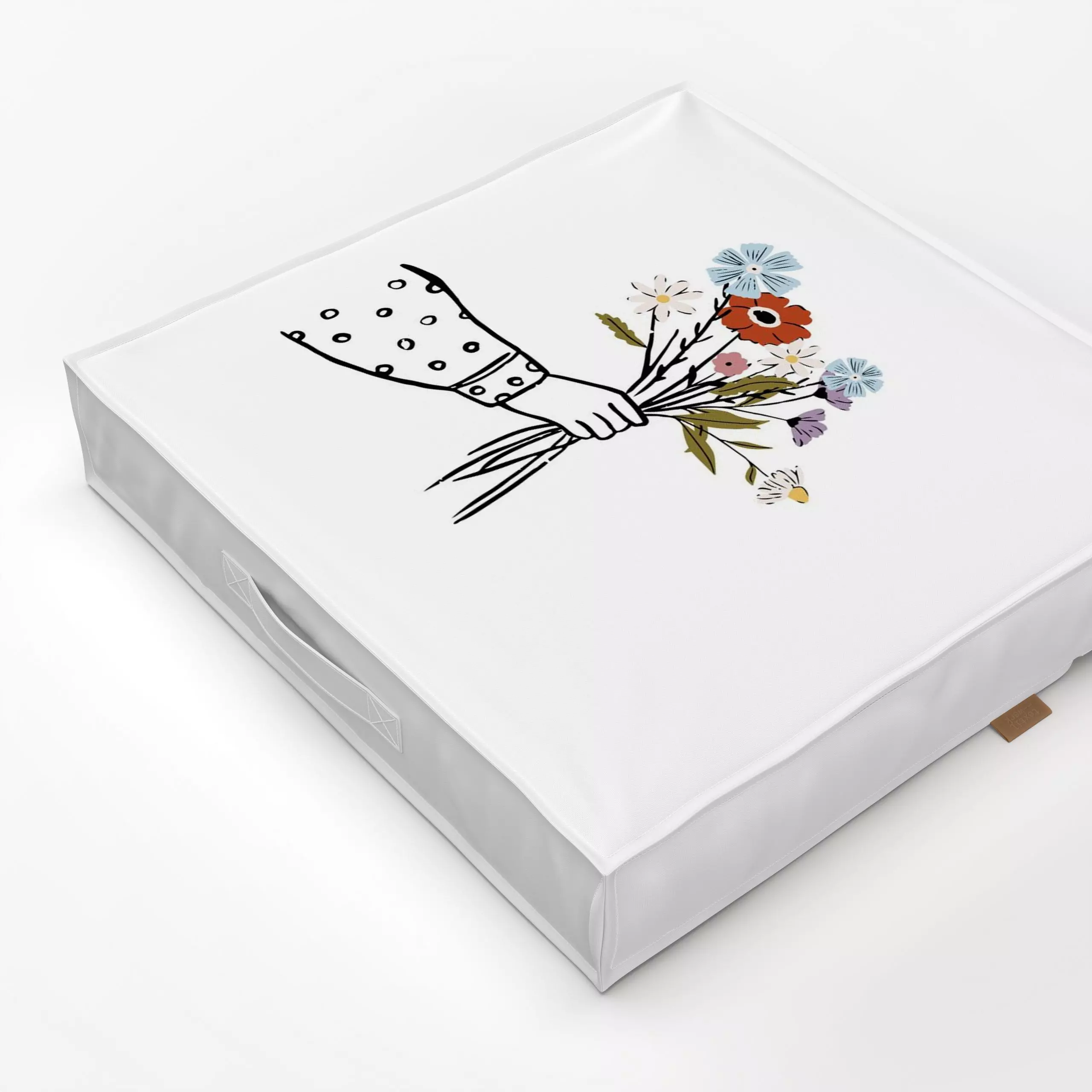 Bodenkissen Blumenstrauß - Blumen & Florales, Frühling, Anlässe, Ostern - von „moDeern Design Studio"; Ostern, Fruehling, bl...