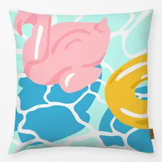 Kissen Retro Summer Pool Toys