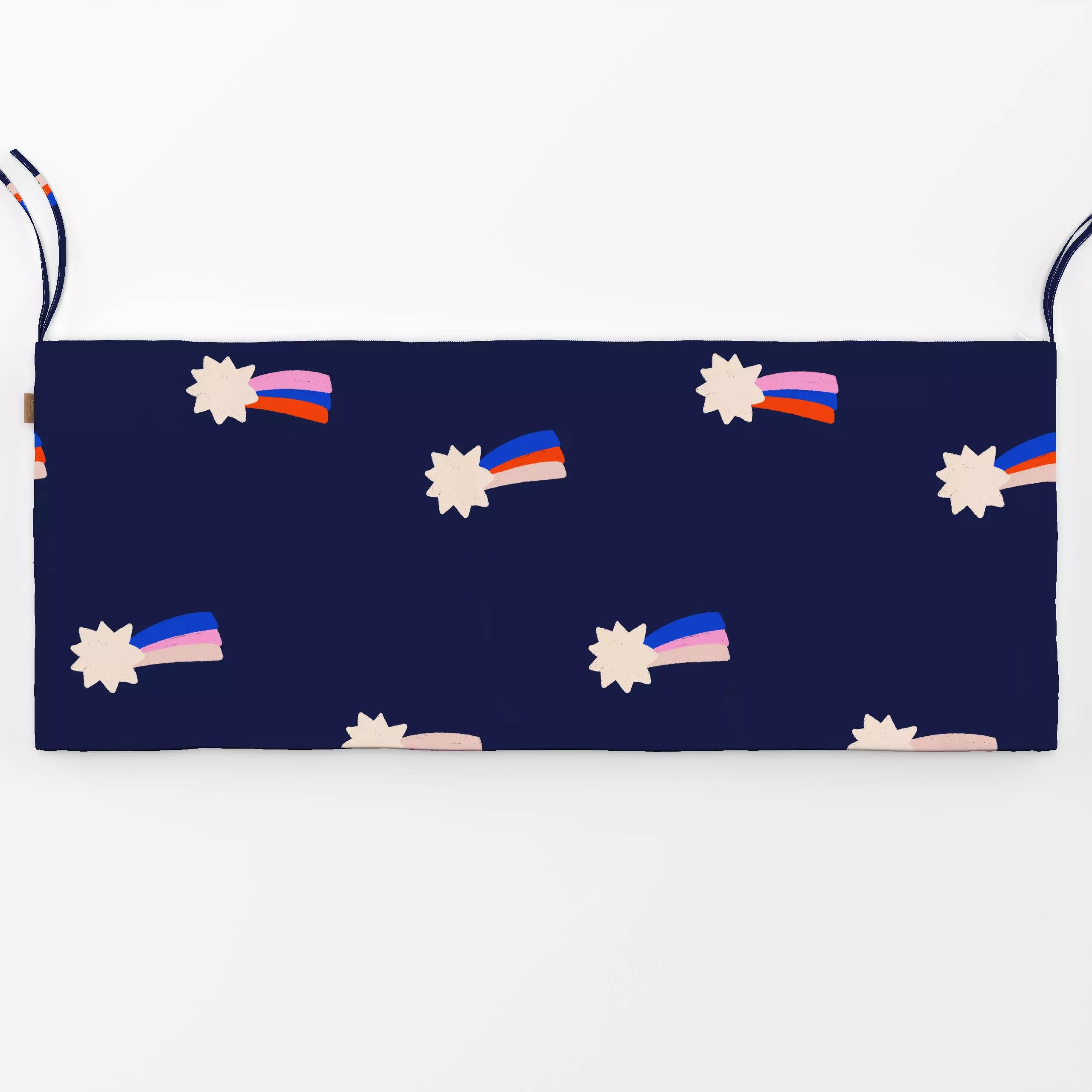 Bankauflage Sternschnuppen - Kinderzimmer & Motive für Kinder, Anlässe, Astronomie & Weltraum - von „Maren Gross "; Muster, ...