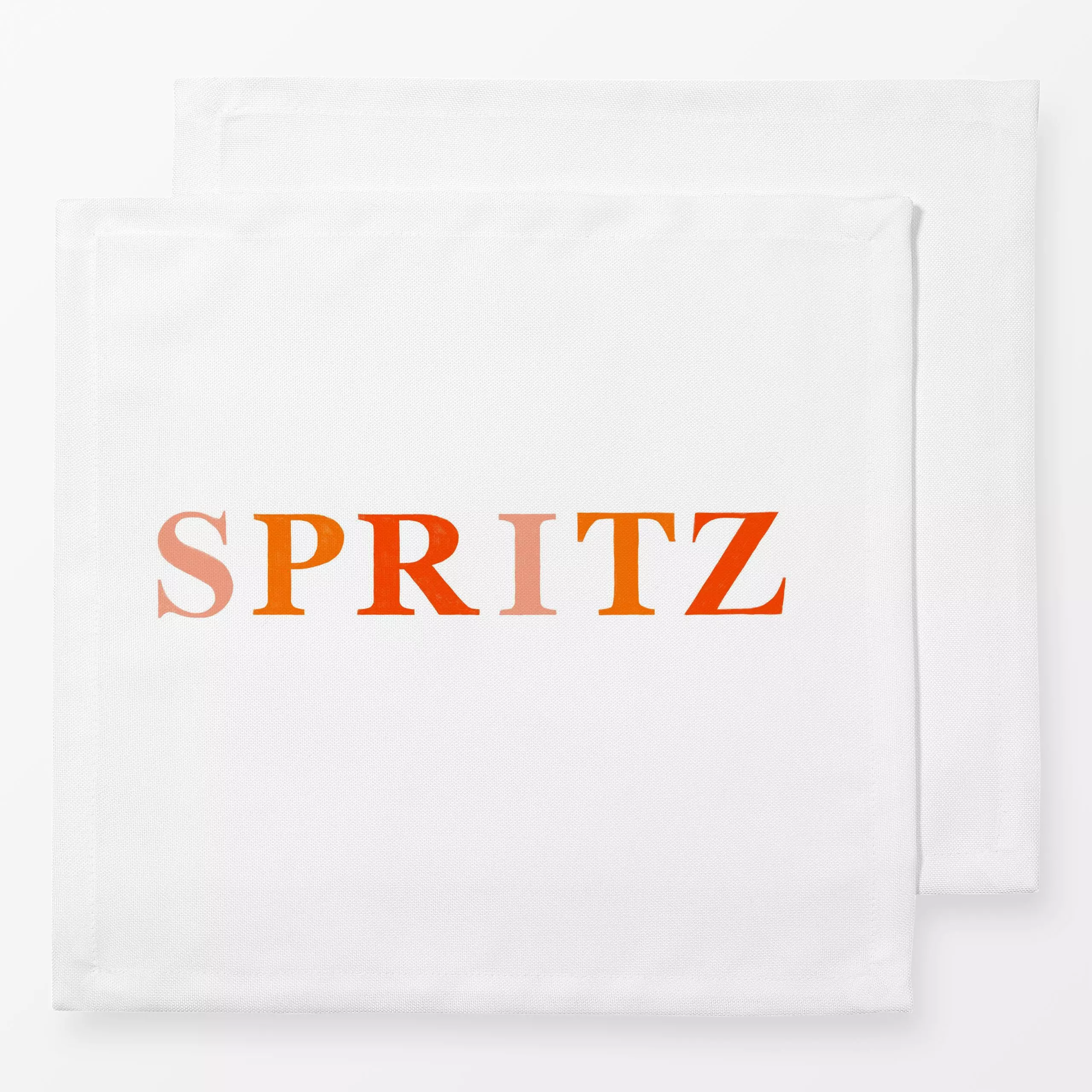 Servietten Spritz Typo - Sprüche & Schriftzüge, Küche, Essen & Trinken - von „Sophie Augustin Illustration"; typografie, Som...