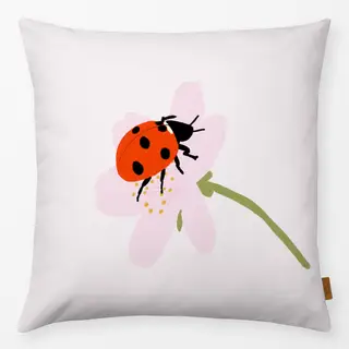 Kissen Marienkäfer Rosa