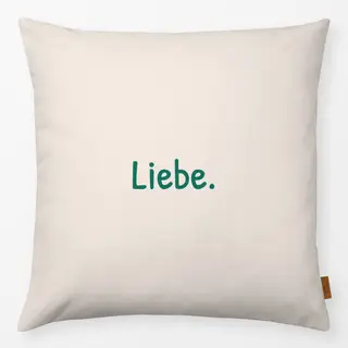 Kissen Liebe beige