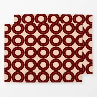 Tischset Vintage Circle Tiles