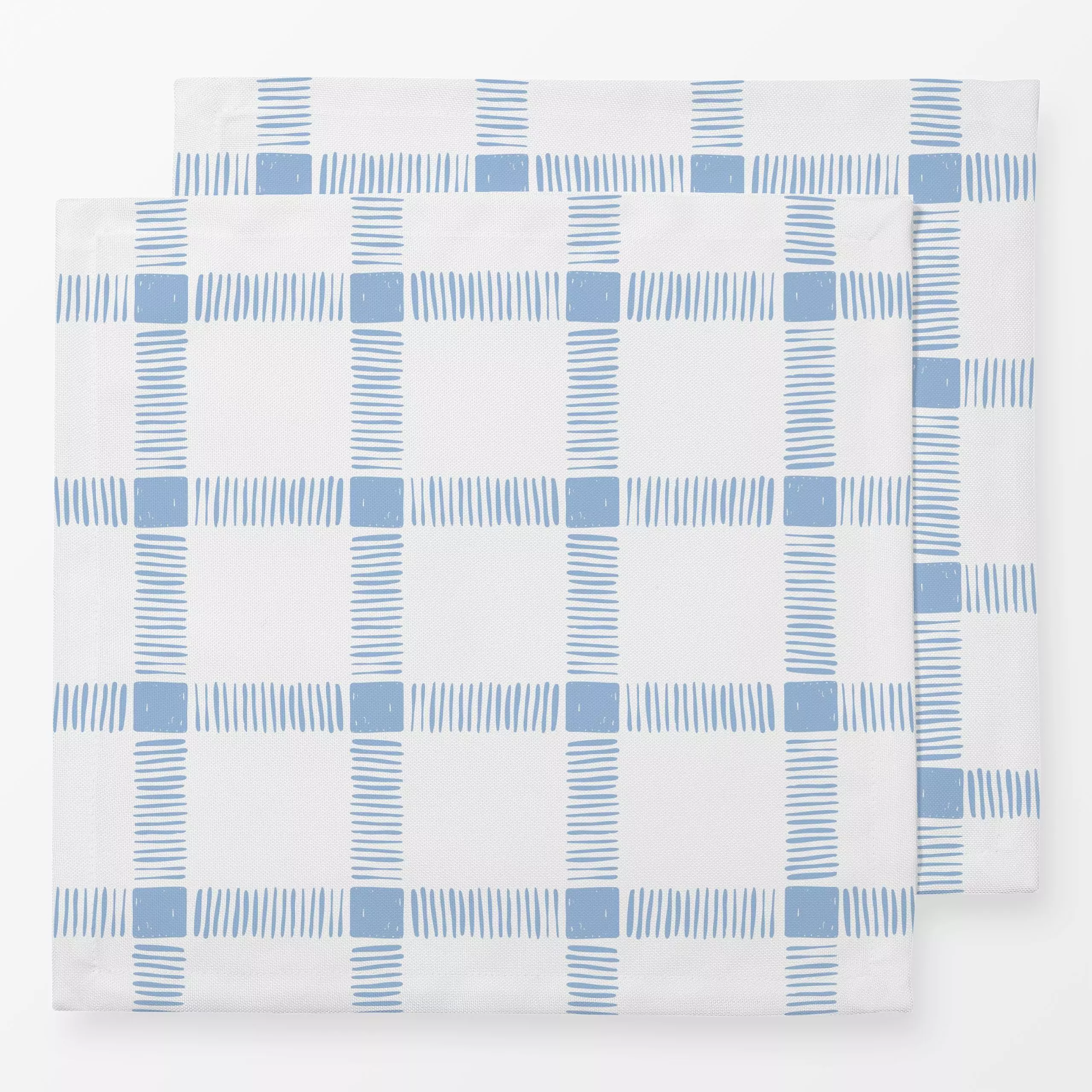 Servietten Karo blau - Herbst, Symbole & Muster - von „moDeern Design Studio"; Karo, Herbst, Herbstdeko, Karos, kariert, kle...