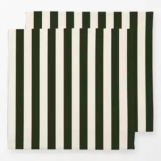 Servietten Grüne Streifen