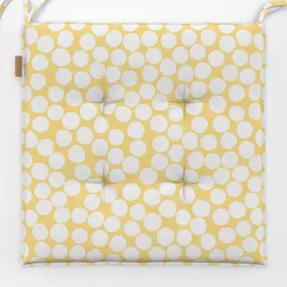 Sitzkissen Viele Punkte gelb