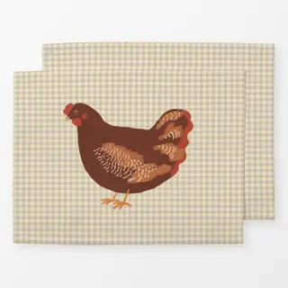 Tischset Landliebe Huhn