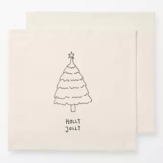 Servietten Holly Jolly Christmastree