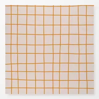 Tischdecke Orange Grid