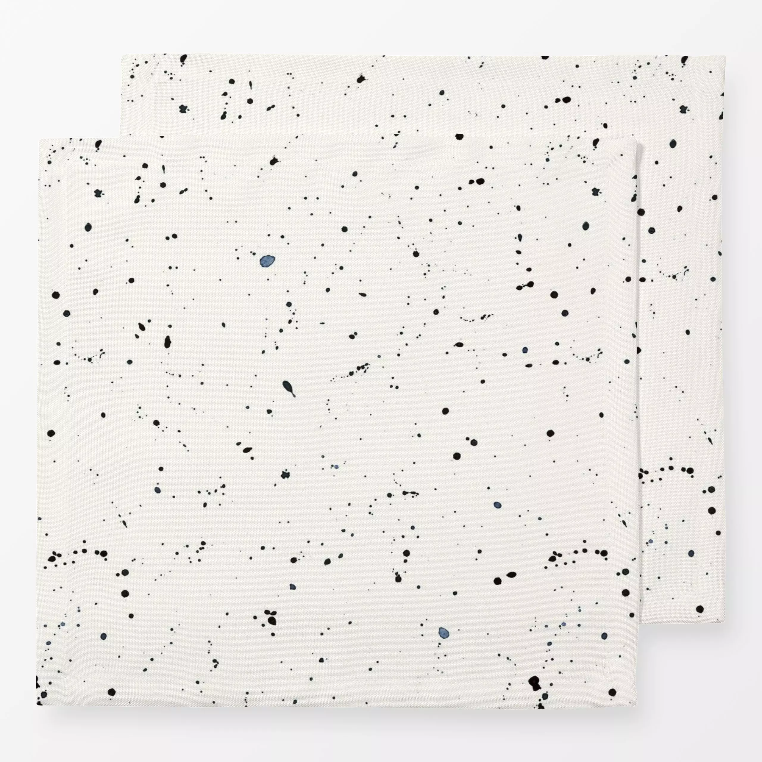 Servietten Indigo Splash - Symbole & Muster - von „Studio Salz"; Wasserfarben, Pinsel, Kinderzimmer, grafisch, minimalistisc...