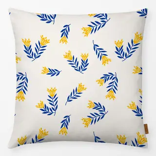 Kissen Muster Folkart Blumen